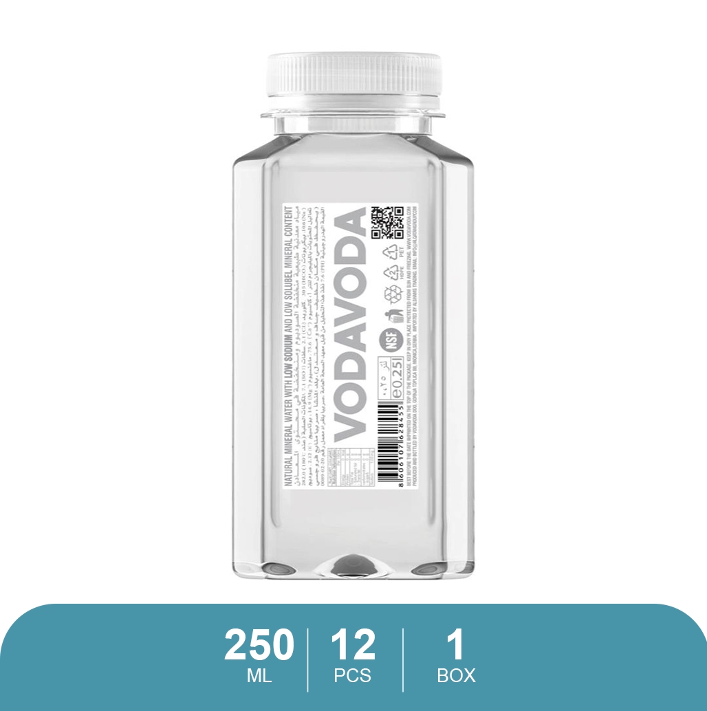 Premium Natural Mineral Water, 12 x 250ml, Plastic Bottles